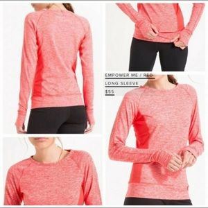 Reva‎ Empower Me Long Sleeve Athletic Shirt Large